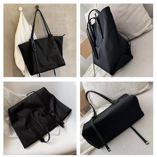 2025 The New Han Edition Tote Bags The Large Capacity Nylon Bag The Trend Of The Joker Single Shoulder Bag Fashion Female Bag