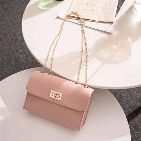 British Small Square Bag Women's Designer brand luxury Handbag 2021 High quality PU Leather Chain Phone Shoulder bag