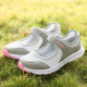 Women's Vulcanize Shoes Summer Hook & Loop Shallow Female Casual Shoes Air Mesh Breathable Platform Wear-resistant Daily Walking