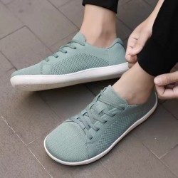 Summer Men's Casual Sports Shoes, Men's and Women's Wide Version Barefoot Shoes Outdoor Running Casual Shoes, Minimalist Shoes