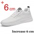Men Sneakers Elevator Shoes Hidden Heels Breathable Heightening Shoes For Men Increase Insole 6CM Sports Casual Height Shoes 48